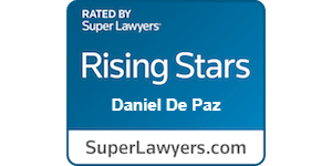 Rated by Super Lawyers | Rising Stars Daniel de Paz | SuperLawyers.com